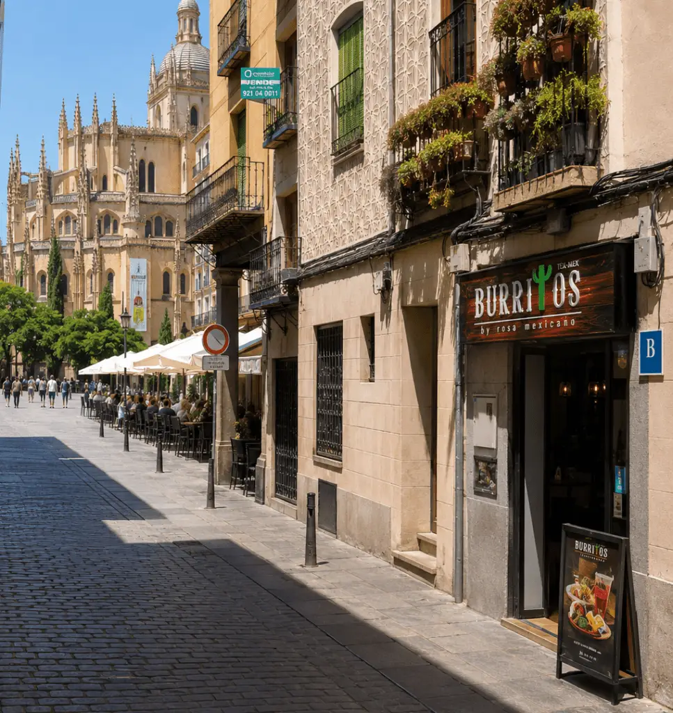 Burritos by Rosa Mexicano en Segovia, cerca de la Plaza Mayor, para pedir online o comer en el local